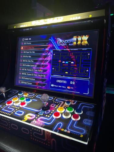 a close up of a video game system at Forresters Bar & French Restaurant with Rooms in Middleton in Teesdale