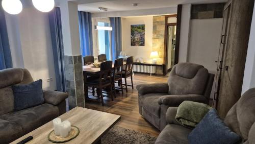 Posezení v ubytování Haus Leopold