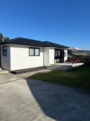 Bygningen som feriehuset ligger i