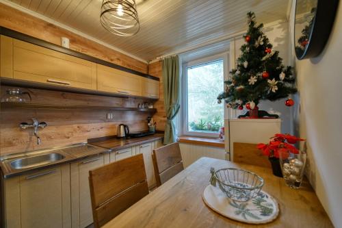 Nhà bếp/bếp nhỏ tại Byt pri lese - pár krokov od Hrebienka