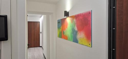 TV a/nebo společenská místnost v ubytování Trieste guest house