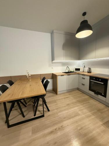 Η κουζίνα ή μικρή κουζίνα στο Nova Nowa Apartment