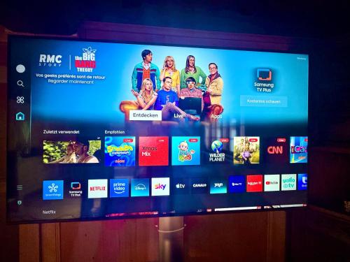 TV a/nebo společenská místnost v ubytování Ida`s Hüs