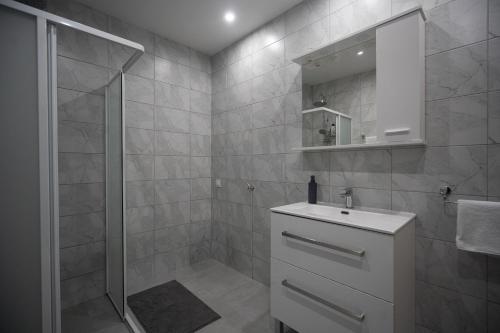 Koupelna v ubytování Studio apartman MALA OAZA