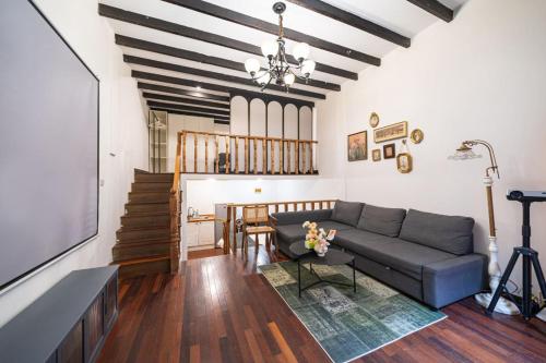 Posezení v ubytování Tonight Homestay West Nanjing Road Shanghai Maoming Building