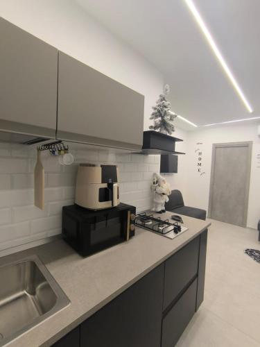 Kuchyň nebo kuchyňský kout v ubytování La myrea