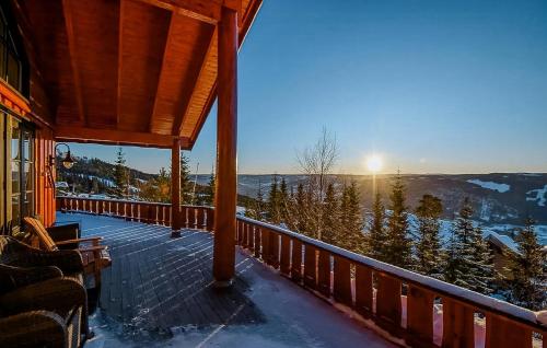 Naturlandskabet i nærheden af feriehuset