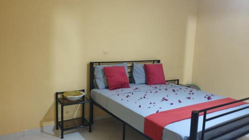 Postel nebo postele na pokoji v ubytování Auberge Relais 120