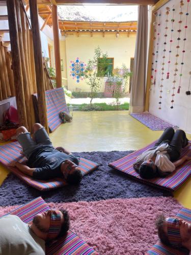 Bazén v ubytování Casa merkaba nebo v jeho okolí