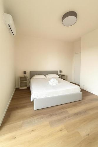 Una cama o camas en una habitación de Zia Pina Apartment