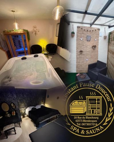 Et opholdsområde på L'instant pause douceur