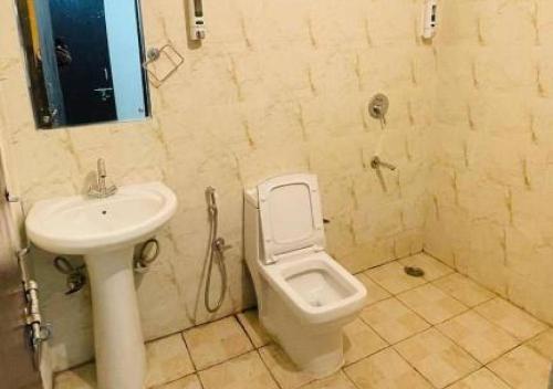 Koupelna v ubytování The Gange Hill