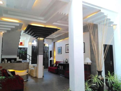 Coin salon dans l'établissement Chateau De Boracay