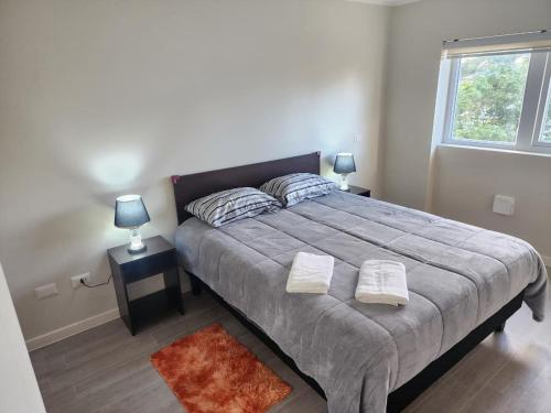 Postel nebo postele na pokoji v ubytování Departamento 2D y 2B cómodo y central