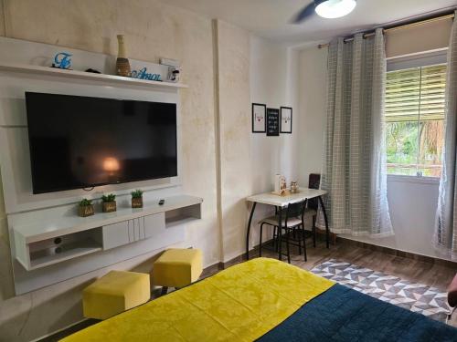 Et tv og/eller underholdning på BELO flat Cavalinho Branco-Aguas de Lindóia