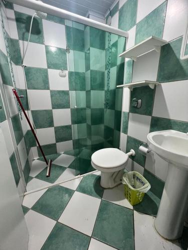 Koupelna v ubytování Ap central - Ed Pescador