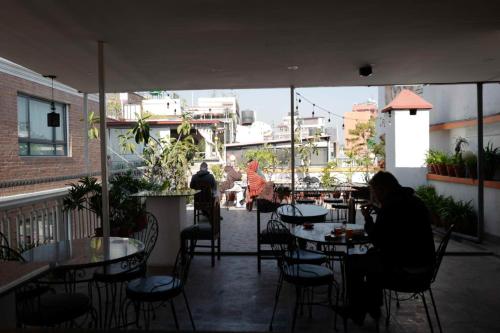 Restaurace v ubytování Khangsar Home