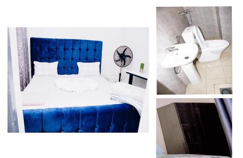 Koupelna v ubytování Empire Motel