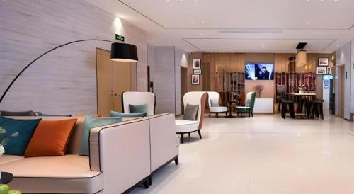 Η κουζίνα ή μικρή κουζίνα στο City Comfort Inn Ganghui Shopping Center