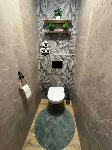 Et badeværelse på Apartment Almtal Liebe