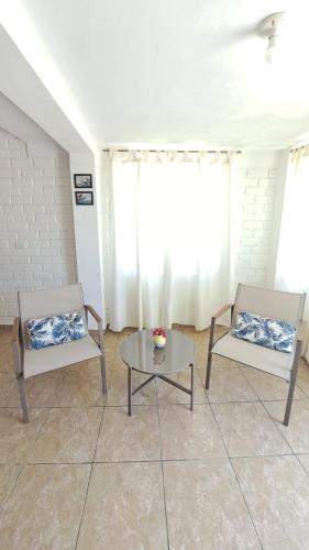 Гостиная зона в Residencia playa Punta Veleros