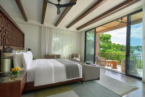 Postel nebo postele na pokoji v ubytování Nekajui Peninsula Papagayo, a Ritz-Carlton Reserve Residence