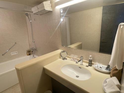 Koupelna v ubytování Sendai Kokusai Hotel