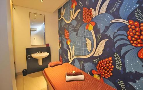 Ένα μπάνιο στο Grand Surya Hotel Kediri