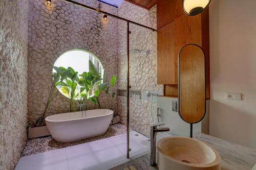 Koupelna v ubytování AB Villa Nyanyi