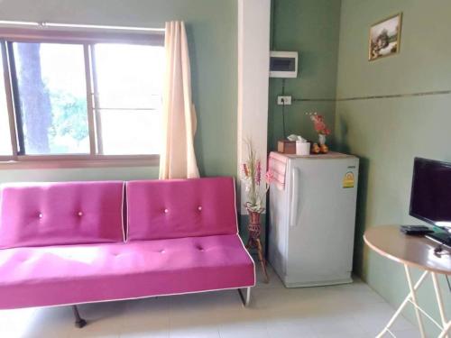 Et tv og/eller underholdning på หมอกอิงธาร รีสอร์ท เขาค้อ