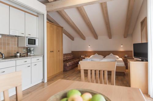 Dapur atau dapur kecil di Hotel Adler