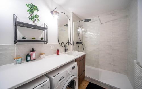 Phòng tắm tại Le Cocon Terracotta