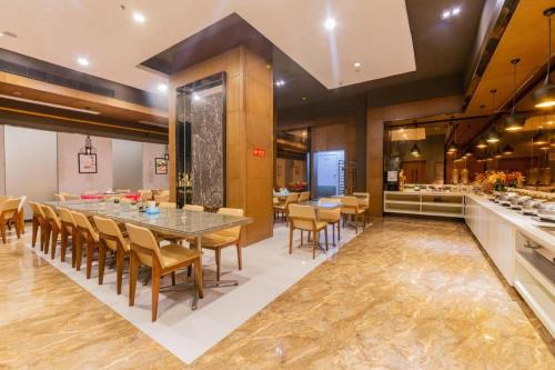 O zonă de relaxare la Jinjiang Inn Xi'an Zhonglou North Street Metro Station