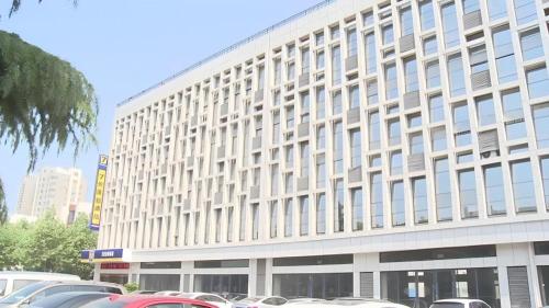 El edificio en el que está el hotel