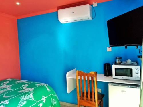 Dapur atau dapur kecil di Kadavu Accommodations