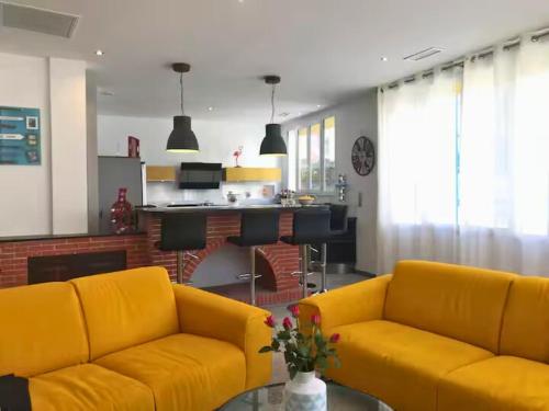 Villa de standing en bord de mer
