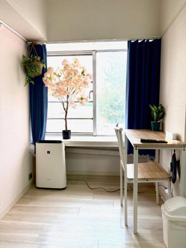 1min from station Hokusai and 2F nice view 2DK 30min from Tokyo station convenience store 30sec onsen 10min Haneda 55min