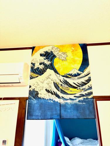 1min from station Hokusai and 2F nice view 2DK 30min from Tokyo station convenience store 30sec onsen 10min Haneda 55min