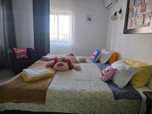 Postel nebo postele na pokoji v ubytování Guest House Casa Ramos on the Strip