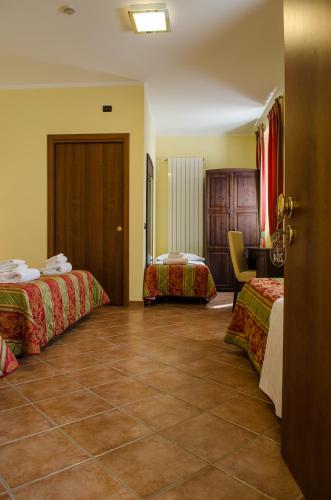 Ένα ή περισσότερα κρεβάτια σε δωμάτιο στο Hotel Oberje Dla Viere