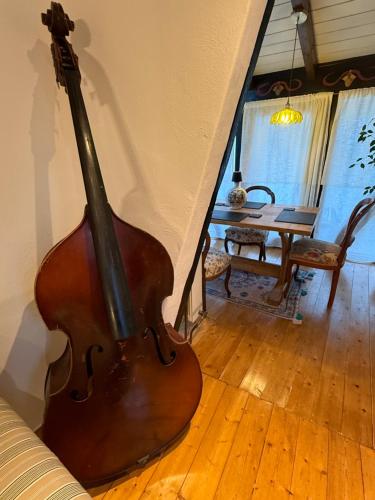 Χώρος καθιστικού στο Gemütliches Scheunenfachwerkhaus nahe Frankfurt mit Glasfaser und Klima