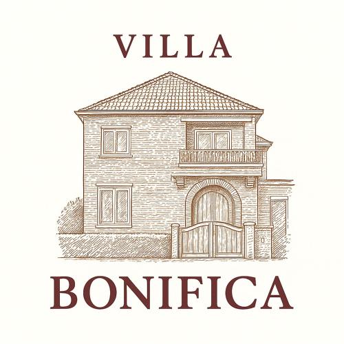 a drawing of a villa with the words bognica at Villa Bonifica in Riemst