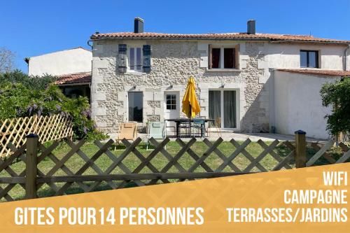 LES FRANC ensemble de 2 gites qui en font un grand