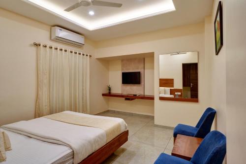 TV/trung tâm giải trí tại Hotel Rajpurush