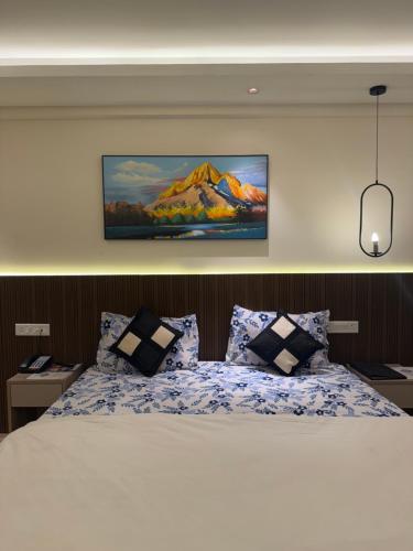 Una cama o camas en una habitación de Studio Apartment