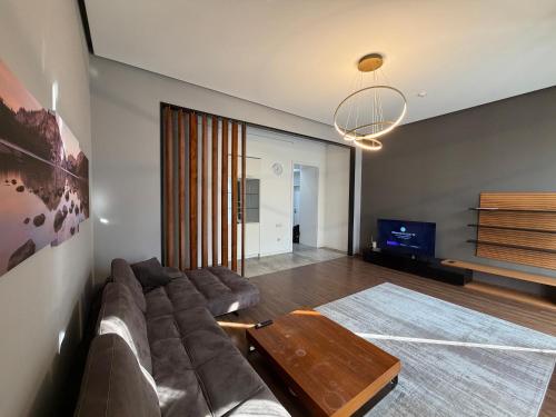 เตียงในห้องที่ Premium suite