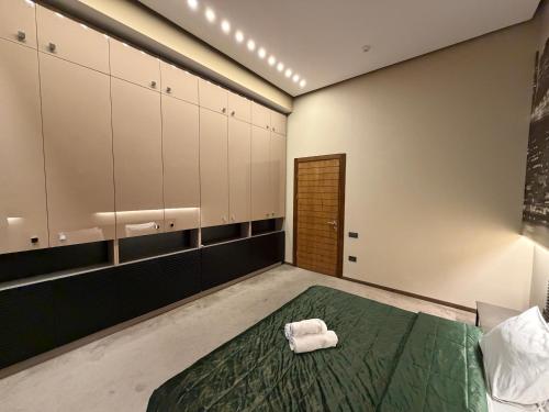 เตียงในห้องที่ Premium suite