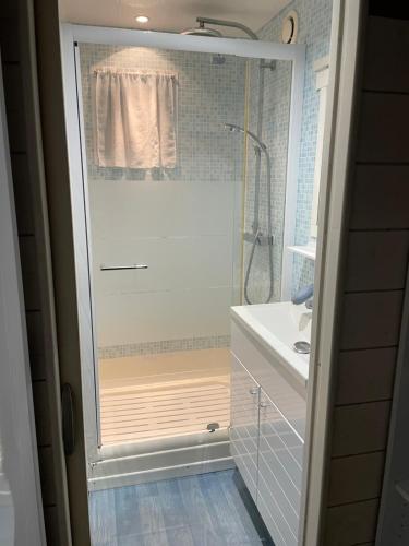 Koupelna v ubytování Duplex proche du port