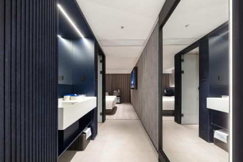 Koupelna v ubytování Atour Hotel Shanghai Wujiaochang Huangxing Road Subway Station