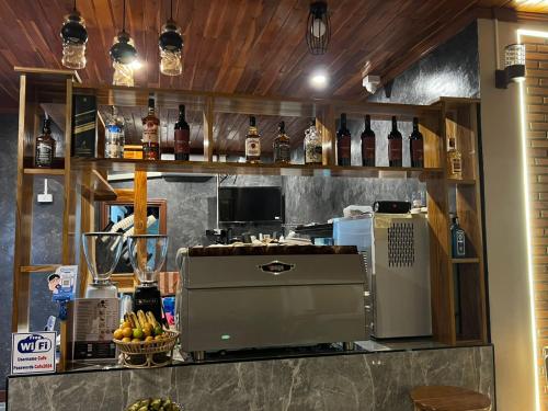 Лаундж или бар в Udee Guesthouse Pakse